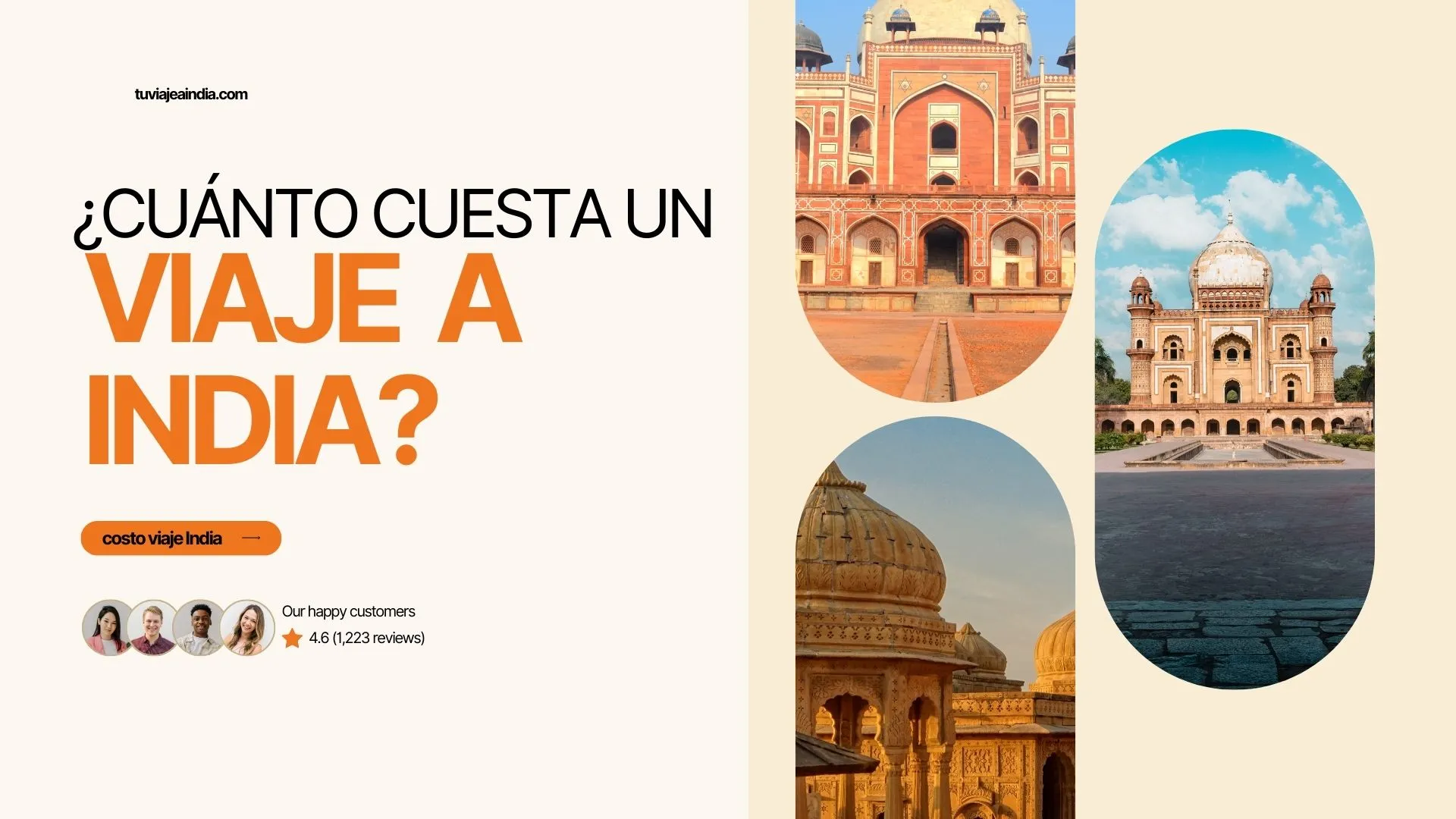cuánto cuesta un viaje a India desde México 1
