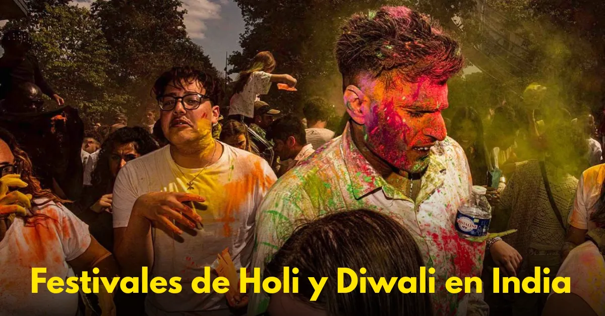 Festivales de Holi y Diwali en India: Vive la Magia del Color y la Luz